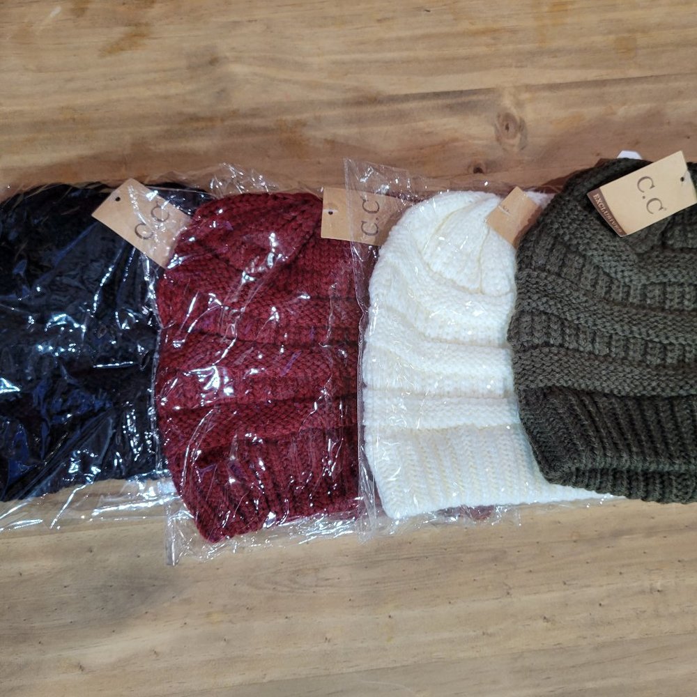 C.C BEANIES (NWT)
